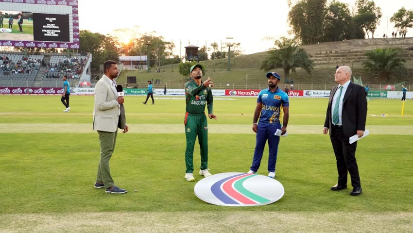 টস জিতেছে বাংলাদেশ, ব্যাটিংয়ে শ্রীলঙ্কা
